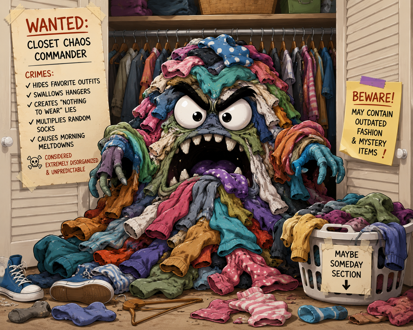 Closet Chaos mission illustration