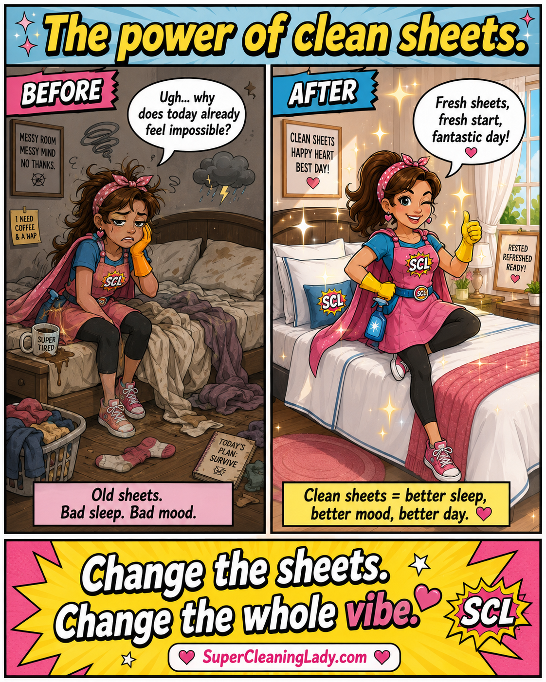Bedroom Reset mission illustration